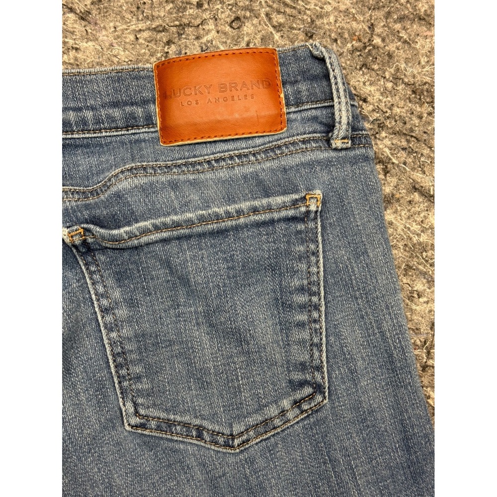 Lucky Brand Mid Rise Sweet Straight Ankle Jeans Blue 10/30 7W12559 - Picture 14 of 14